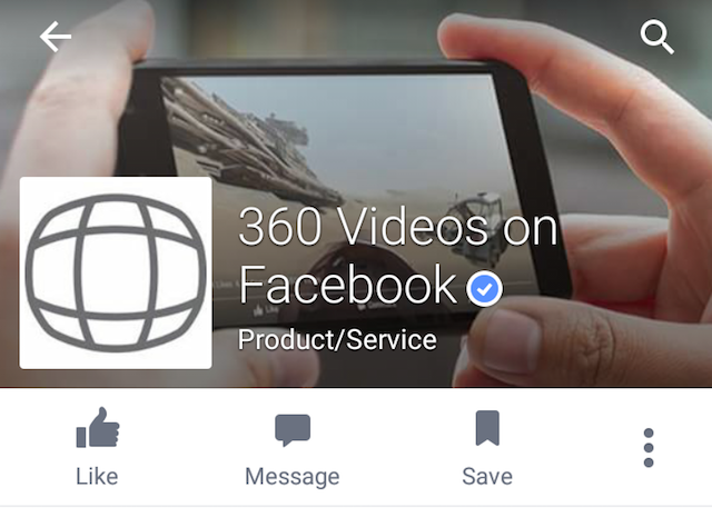 Facebook 360 follow